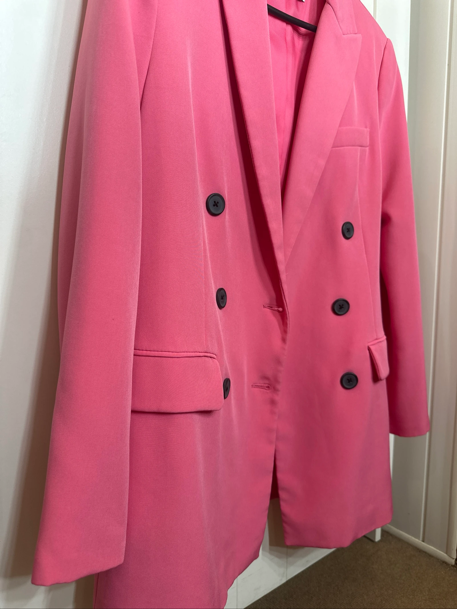 Oversized fuchsia blazer – photo 2